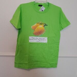 Blue Corner Filipino Mango Graphic T-Shirt Medium Lime Green Philippines